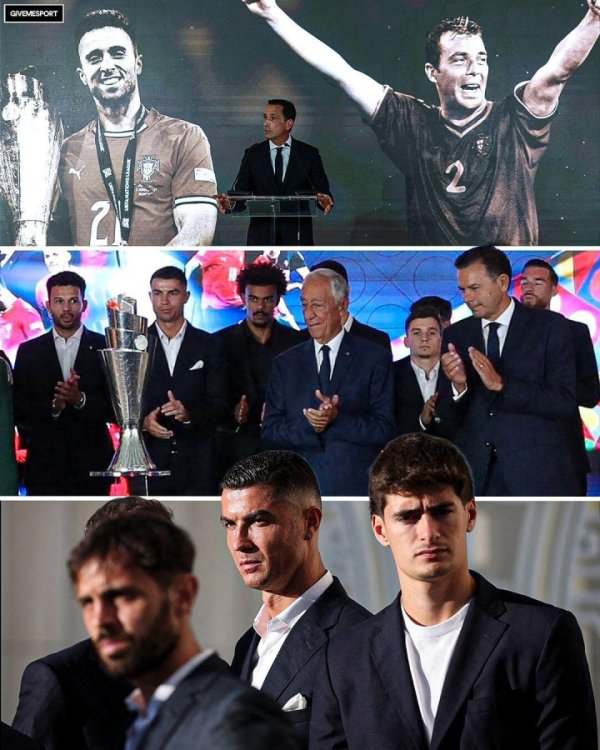 Portuguese national team held a commemoration ceremony for the Jota brothers, and the Portuguese president attended the award